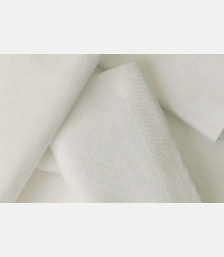 Nappe coton blanc 250 x 250 cm
