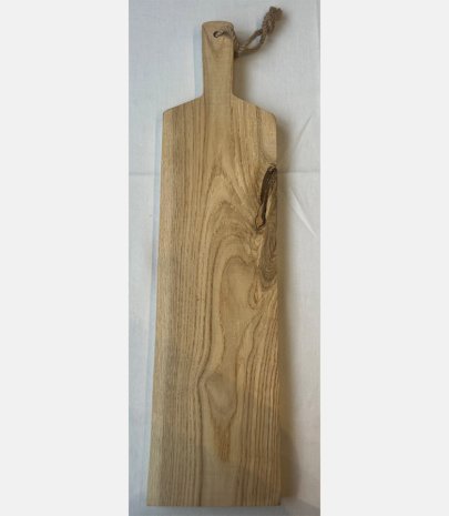 Planche à découper en bois avec manche