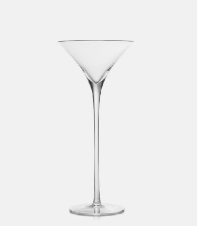 Vase verre Martini cup 90 cm